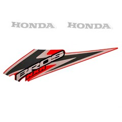 Kit Adesivo Honda Nxr 150 06 Ks Vermelha