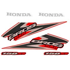 Kit Adesivo Honda Nxr 150 06 Ks Vermelha