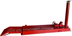 Elevador Para Motos Pneumatico Larg 56 Cm 300kg (Vermelho) - Eleva Maxi