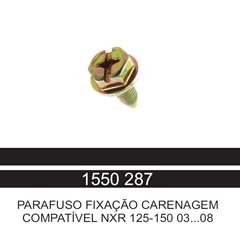 Parafuso Fixacao Carenagem Nxr 125/150 2003/2008 - Jc Maxi Br	