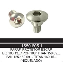 Parafuso 6 X 10 Ch Allen Protetor Escape Titan 150/160 / Fan 125/150 / Biz 100 2013 / Pop 100 - Jc Maxi Br