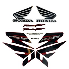Kit Adesivo Honda Cbx 250 Twister 08 Vermelho