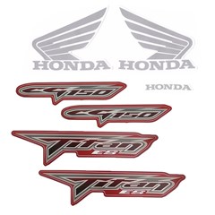 Kit Adesivo Honda Cg 150 2008 Es Vermelha