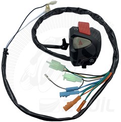 Interruptor Chave Partida/Emergencia Honda Cg 150 Fan Esdi/Titan 150 Ex 2014 A 2015/Fan 160 Esdi/Cg 160 Titan Ex 2016 A 2023 (C/Alerta) - Zouil