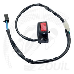 Interruptor Chave Partida/Emergencia Yamaha Xtz 150 Crosser E 2015 A 2017 - Zouil