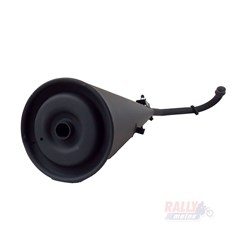 Escape Honda Titan 150/Fan 2009 A 2013 Ks/Es Modelo E Medida Original Preto - Fortuna