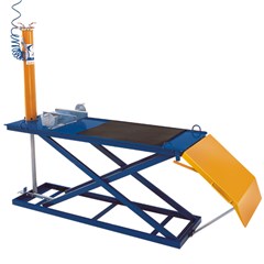 Elevador Para Motos Pneumatico Sp300 (300kg) Azul/Amarelo  - Silmar