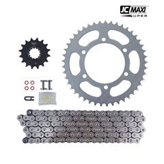 Kit Tracao (Transmissao) Yamaha Mt 09 2014 A 2022 Coroa/Pinhao/Corrente (45d/16d/525hx/110l) (1045) Com Retentor - Jc Maxi Super