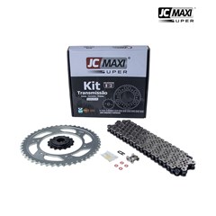 Kit Tracao (Transmissao) Honda Xl 700v Transalp 2008 A 2013 Coroa/Pinhao/Corrente (47d/15d/525hx/118l) (1045) Com Retentor - Jc Maxi Super