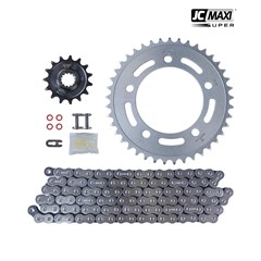 Kit Tracao (Transmissao) Honda Cb 500 X D E 2013 A 2014 Coroa/Pinhao/Corrente (41d/15d/520hx/112l) (1045) Com Retentor - Jc Maxi Super