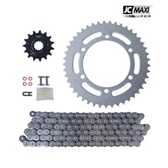 Kit Tracao (Transmissao) Yamaha Xt 660r 2004 A 2015 Coroa/Pinhao/Corrente (45d/15d/520hx/110l) (1045) Com Retentor - Jc Maxi Super