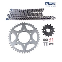 Kit Tracao (Transmissao) Yamaha Xtz 150 2012 A 2023 Coroa/Pinhao/Corrente (41d/14d/428uo/126l) Crosser (1045) Com Retentor - Jc Maxi