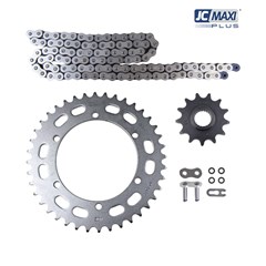 Kit Tracao (Transmissao) Yamaha Xtz 250 Lander/Tenere 250 2006 A 2023 Coroa/Pinhao/Corrente (40d/13d/520uo/106l) (1045) Com Retentor - Jc Maxi