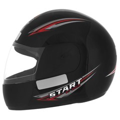 Capacete Mixs Start Fechado - Preto Fosco 60