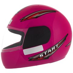 Capacete Mixs Start Fechado - Rosa 60