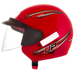 Capacete Mixs Up Aberto - Vermelho 60