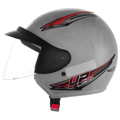 Capacete Mixs Up Aberto - Prata 58