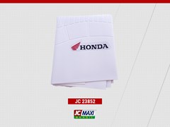 Capa Banco Personalizada Todos Os Modelos Exceto Pop (Logo Honda) Branca - Jc Maxi Br