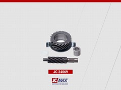 Engrenagem Velocimetro Honda Biz 125/Pop 100 F/Tambor (Kit Com Pinhao Ferro) - Jc Maxi