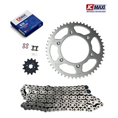 Kit Tracao (Transmissao) Honda Crf 230 2007 A 2022 Coroa/Pinhao/Corrente (50d/13d/520h/110l) (1045) Com Retentor - Jc Maxi