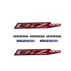 Kit Adesivo Honda Biz 125 Es 2015 Vermelha
