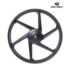 Roda Honda Pop 100 6 Palitos Cyclone Preta (Par) - Pro Maxi