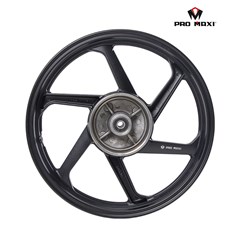 Roda Honda Pop 100 6 Palitos Cyclone Preta (Par) - Pro Maxi