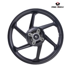 Roda Honda Pop 100 6 Palitos Cyclone Preta (Par) - Pro Maxi