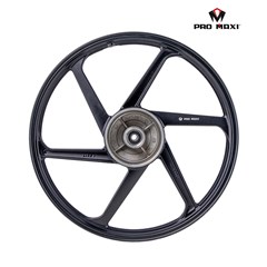 Roda Honda Pop 110 6 Palitos Cyclone Preta (Par) - Pro Maxi