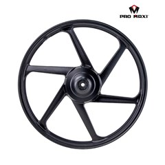 Roda Honda Pop 110 6 Palitos Cyclone Preta (Par) - Pro Maxi