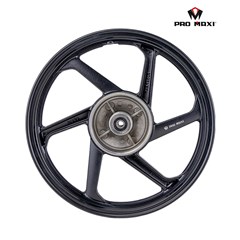 Roda Honda Pop 110 6 Palitos Cyclone Preta (Par) - Pro Maxi