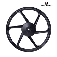 Roda Honda Titan Fan 125 2009/2013 6 Palitos Cyclone Preta (Par) - Pro Maxi