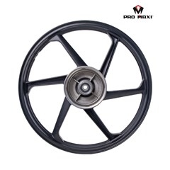 Roda Honda Titan Fan 125 2009/2013 6 Palitos Cyclone Preta (Par) - Pro Maxi