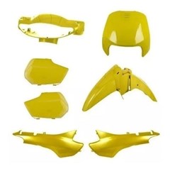 Kit Carenagens Biz 100 98/99 Amarelo Pintado - Sportive