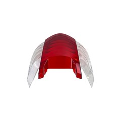 Lente Lanterna Traseira Honda Biz 125 06/10 Vermelha - Jc Maxi Br