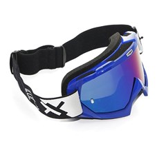 Oculos De Cross Mattos Racing Combat Lente Espelhada Azul