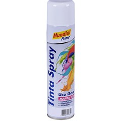 Tinta Spray Branco 400ml - Mundial Prime