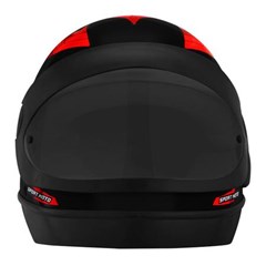 Capacete Mixs Automatic 3000 Fechado - Vermelho 58