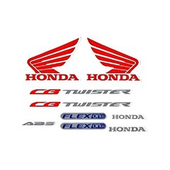 Kit Adesivo Honda Cb 250 Twister 16 Preta
