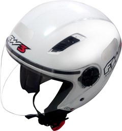 Capacete Fw3 X Open Classic Aberto - Branco Brilhante 60