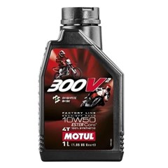 Oleo Motor Moto 300v² 4t 10w50 Factory Line Road Racing 100% Sintetico (Ester Core Technology) (Litro) - Motul