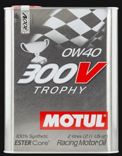 Oleo Motor Auto 300v 4t 0w40 Trophy 100% Sintetico (Ester Core Technology) (2 Litros) - Motul