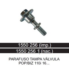 Parafuso Tampa Valvula Pop 110/Biz 110 - Jc Maxi Br
