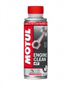 Aditivo Engine Clean Moto (Limpa Eficientemente Depositos E Obstrucoes No Motor) 200ml- Motul
