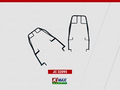 Bagageiro Honda Pop 100 Preto Para Bau (Macico) - Jc Maxi Br