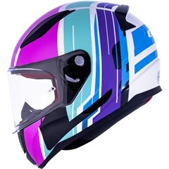 Capacete Ls2 Rapid Ff353 Flag Neon Fucsia 56