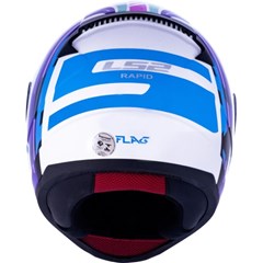 Capacete Ls2 Rapid Ff353 Flag Neon Fucsia 56