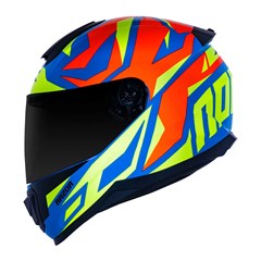 Capacete Norisk Razor Cutting Lt Blue/Hv/Yellow/Red 58