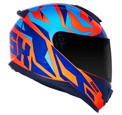 Capacete Norisk Razor Cutting Fluo Orange/Blue 58