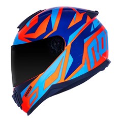 Capacete Norisk Razor Cutting Fluo Orange/Blue 58